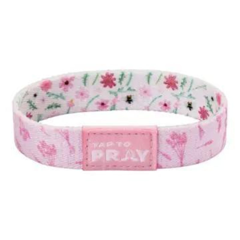Versible Tap To Pray® Wristband – Meadows - White