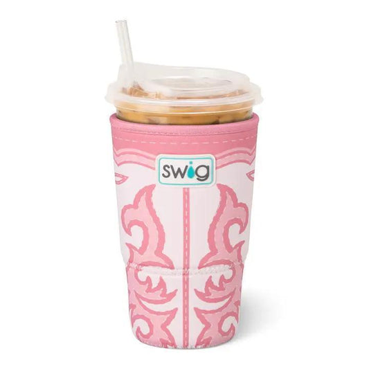 Boot Scootin' Iced Cup Coolie Pink, Large