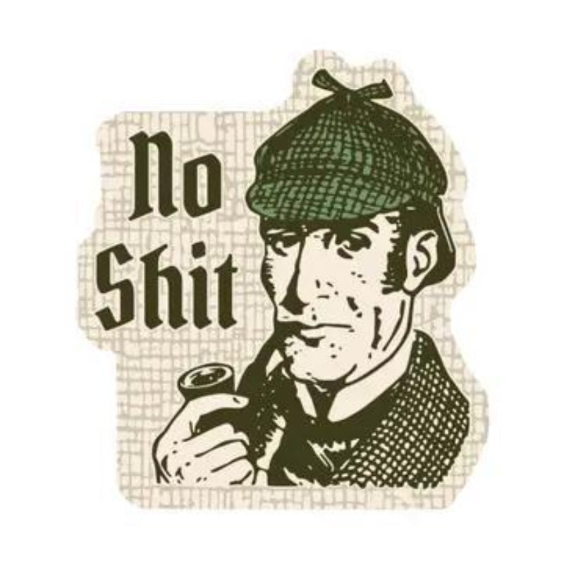 Juju and Moxie No Shit Detective Literature High Quality Vinyl Sticker