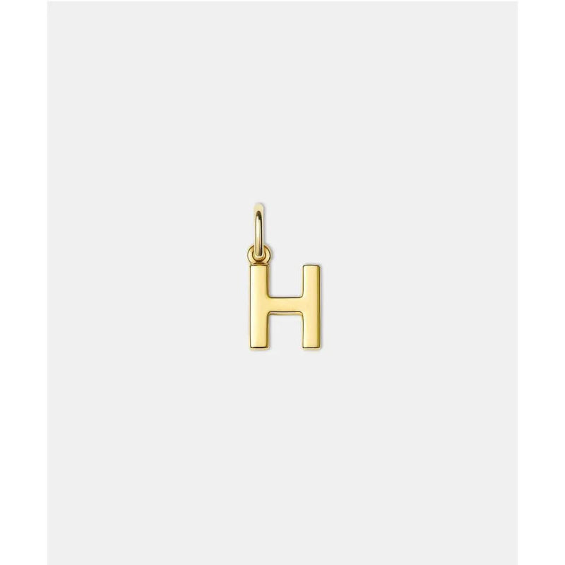 Gigi Pip Letter Hat Charm - Silver