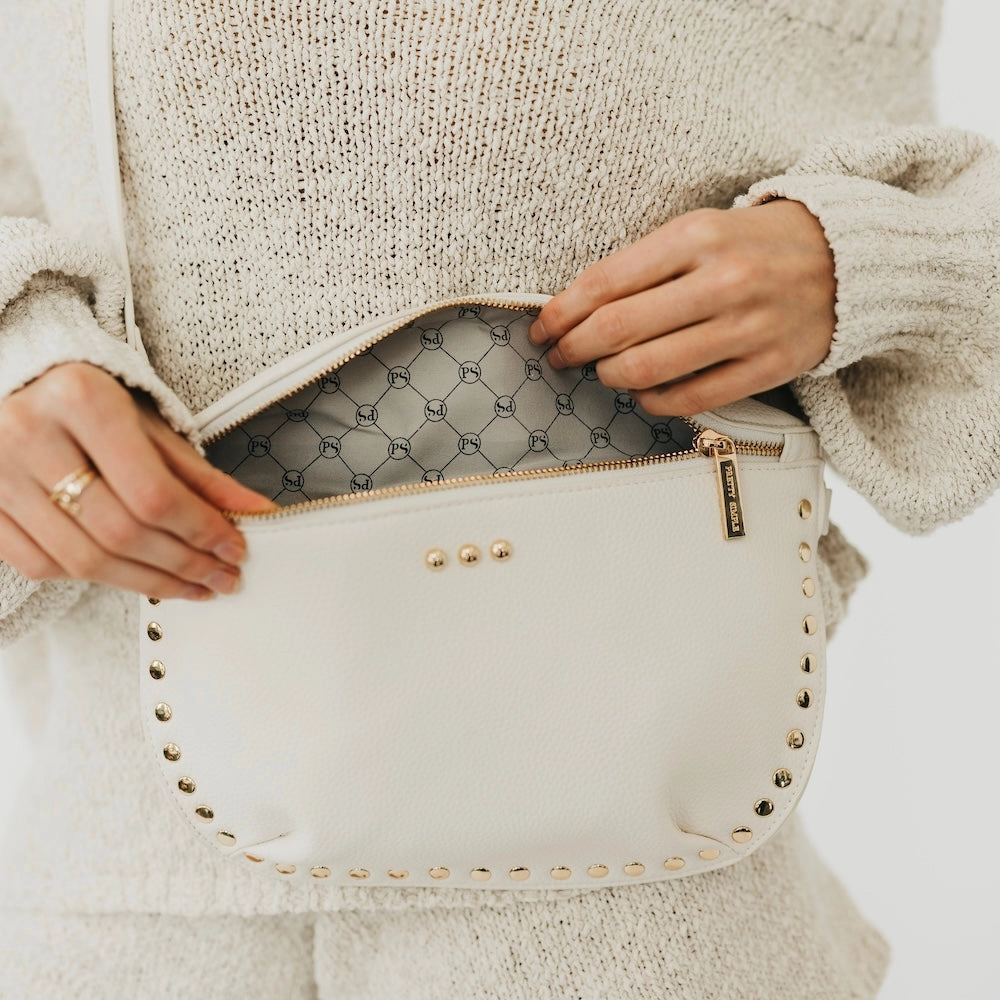 Pebble Sabrina Studded Bum Bag