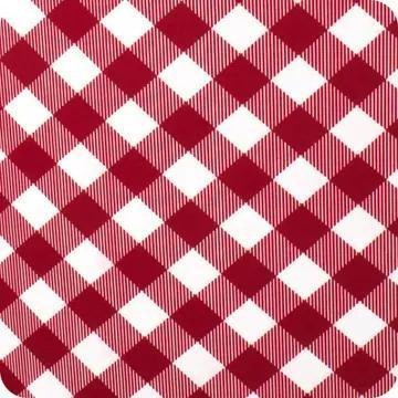 Gameday Gingham Iced Cup Coolie Crimson, Medium