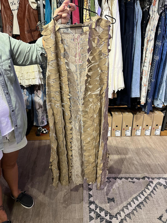 Dakota West Leaf Vest Duster