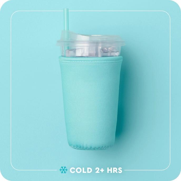 Gameday Gingham Iced Cup Coolie Crimson, Medium