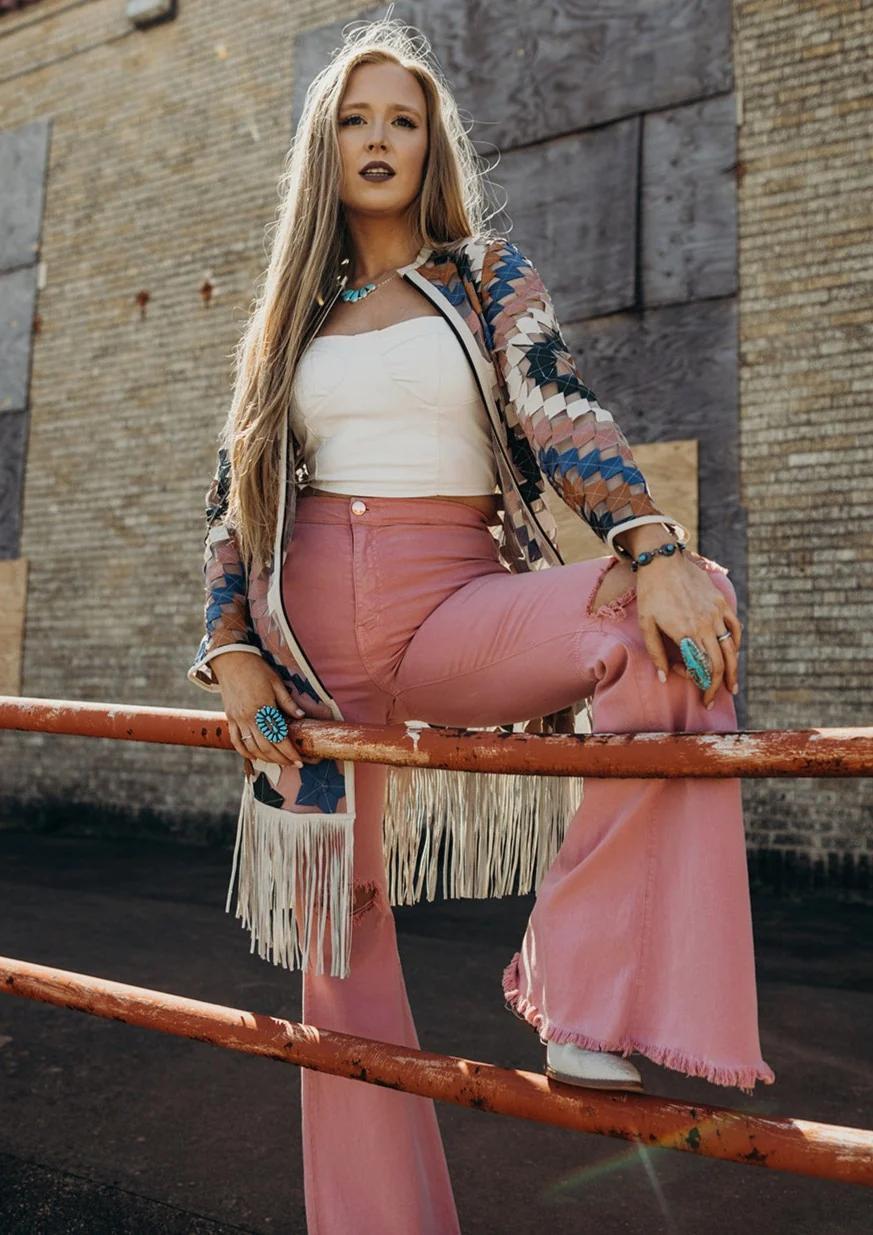 Dakota West Santa Fe Fringe Duster