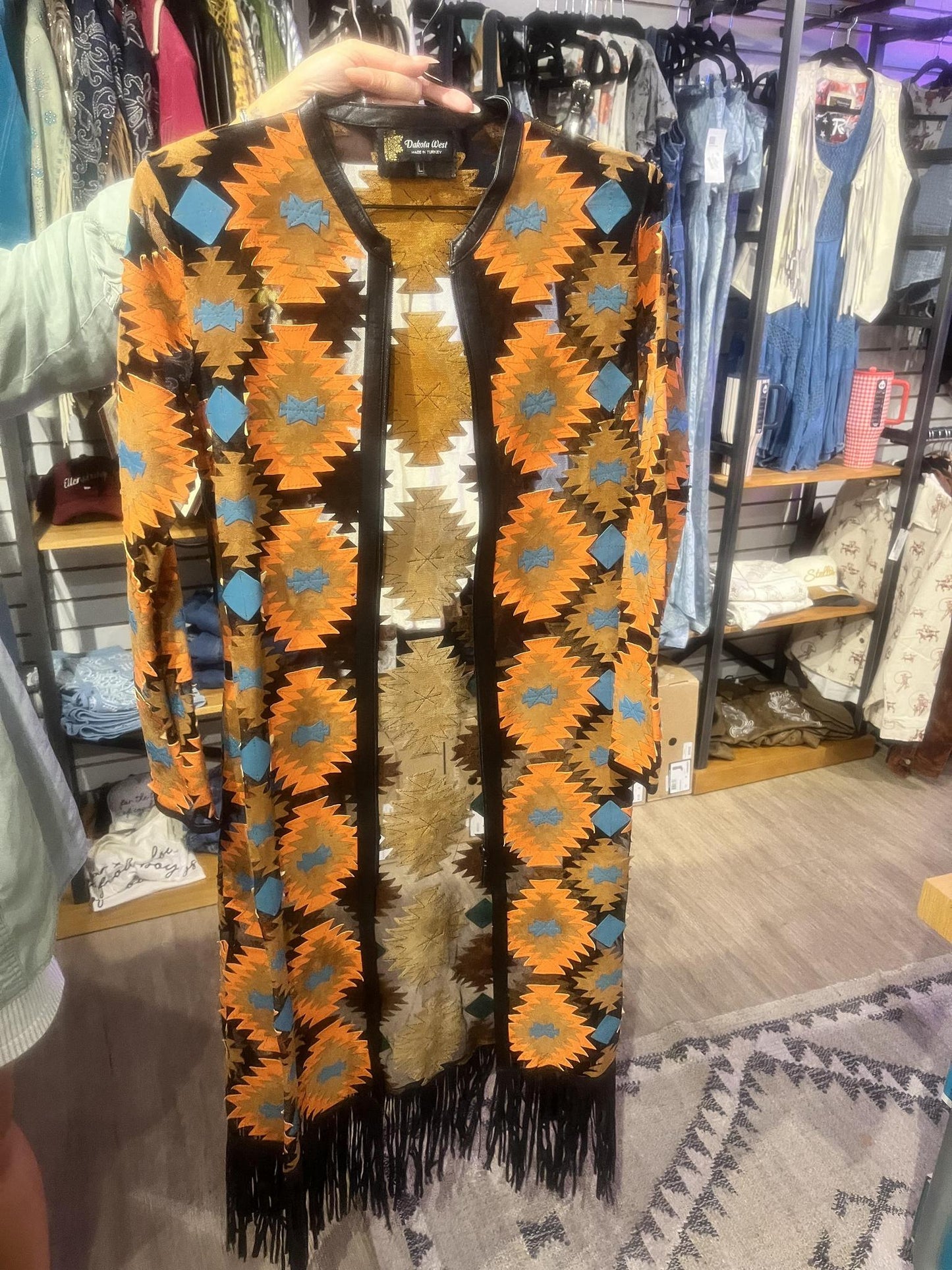 Dakota West Aztec Duster Long