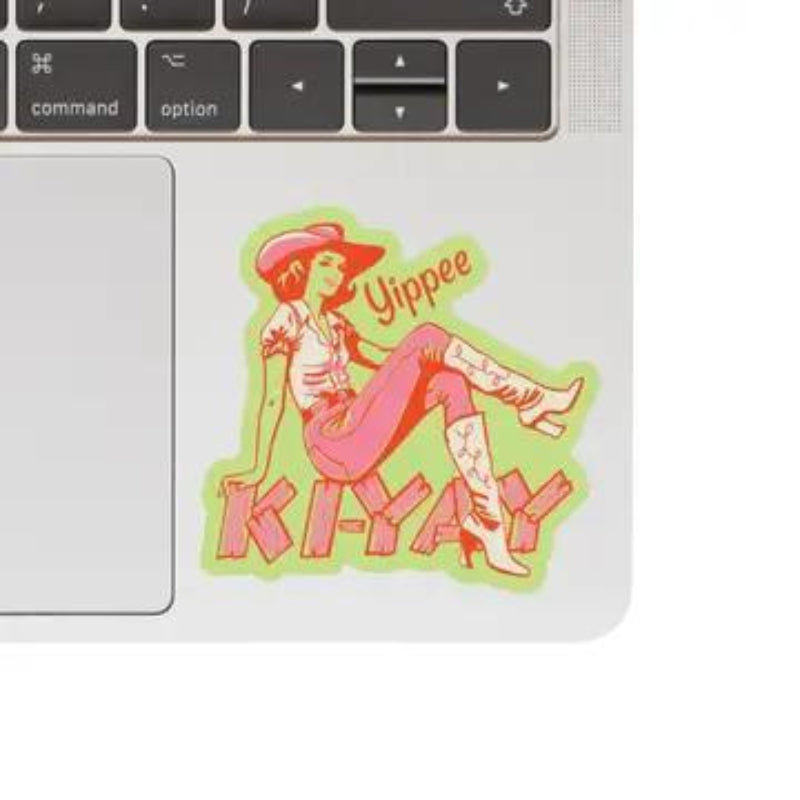 Juju and Moxie Western Cowgirl Kiyay High Quality Vinyl Sticker