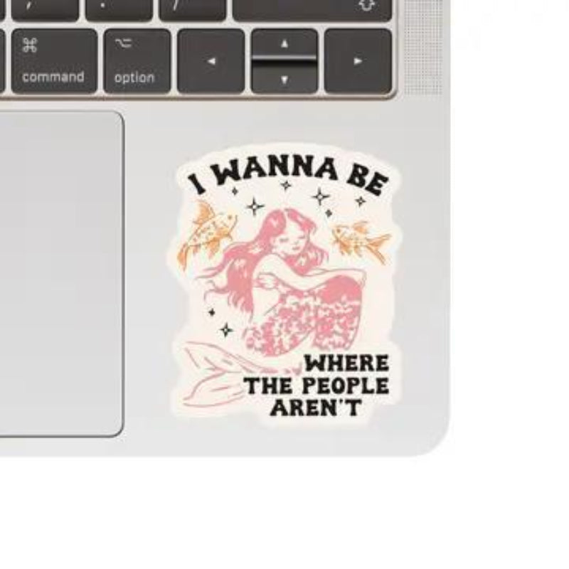 Juju and Moxie Where the People Aren't High Quality Vinyl Sticker
