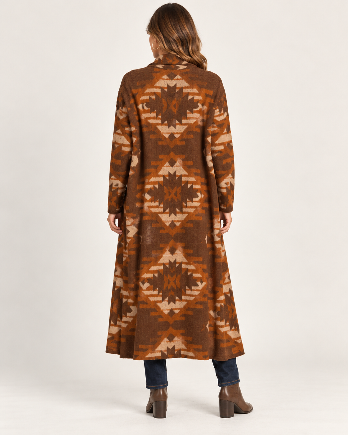 Rock & Roll Denim Aztec Duster