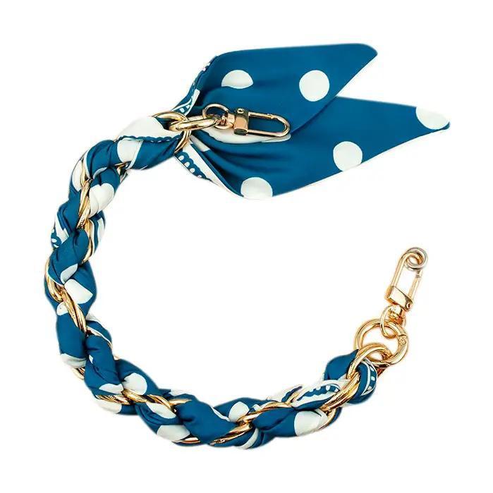 Gemelli Gold Phone Chain with Scarf