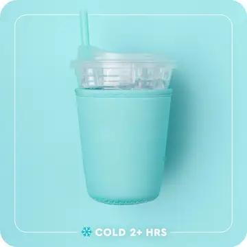 Gameday Gingham Iced Cup Coolie Crimson, Small