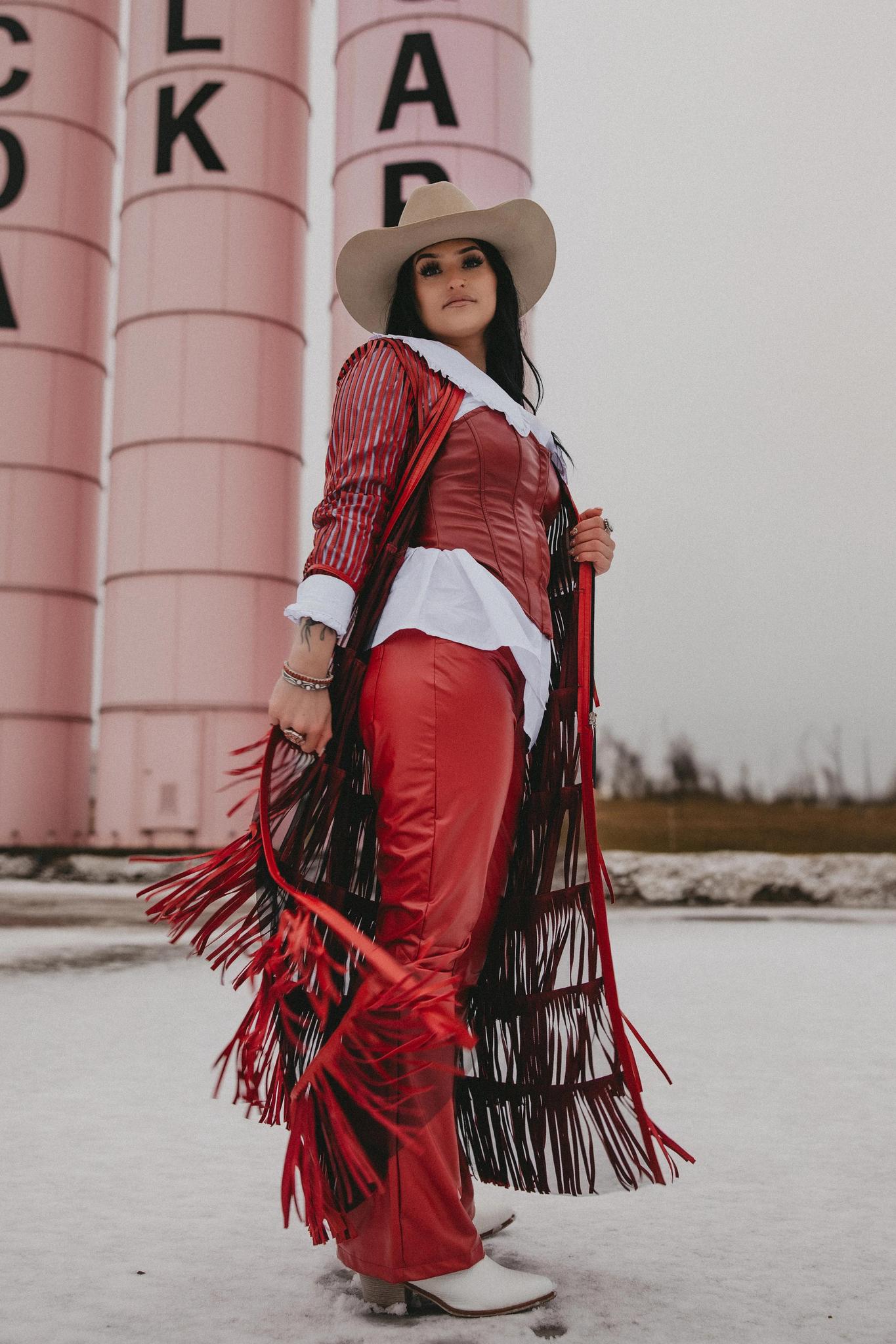 Dakota West Red Duster