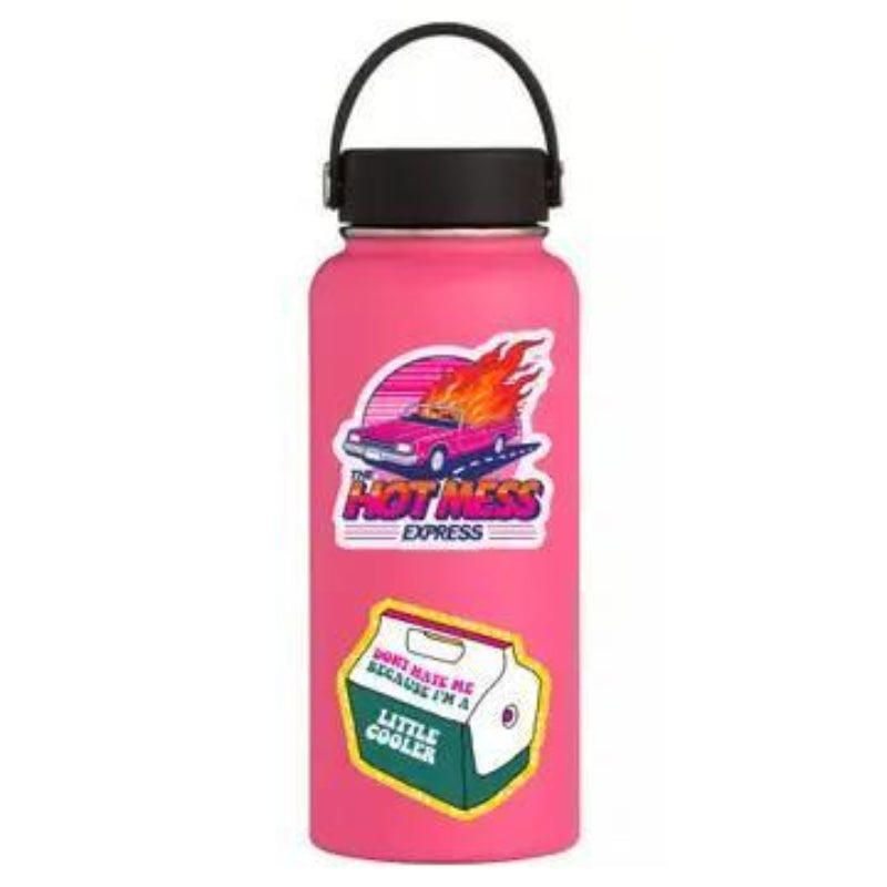 Juju and Moxie 80s Funny Bright Humor Nostalgia High Quality Vinyl Sticker