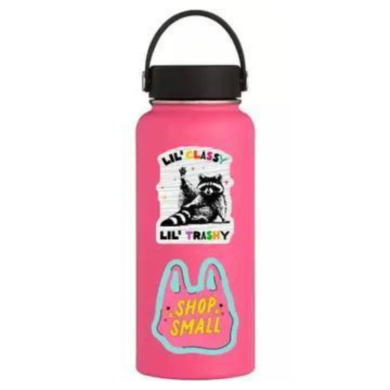 Juju and Moxie Cute Funny Classy Trashy Raccoon High Quality Vinyl Sticker