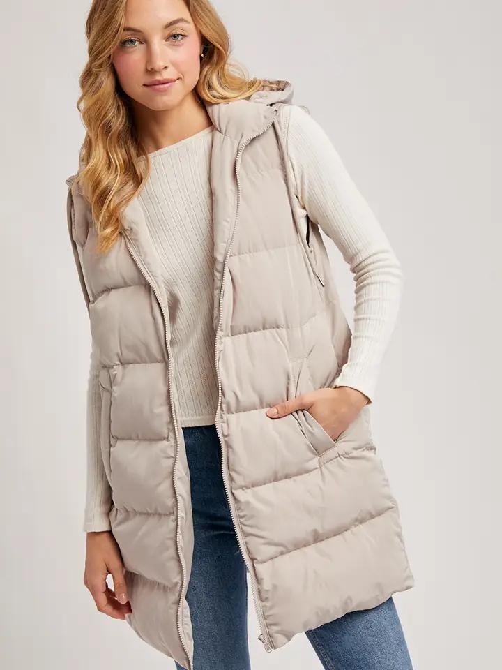 Longline Puffer Vest