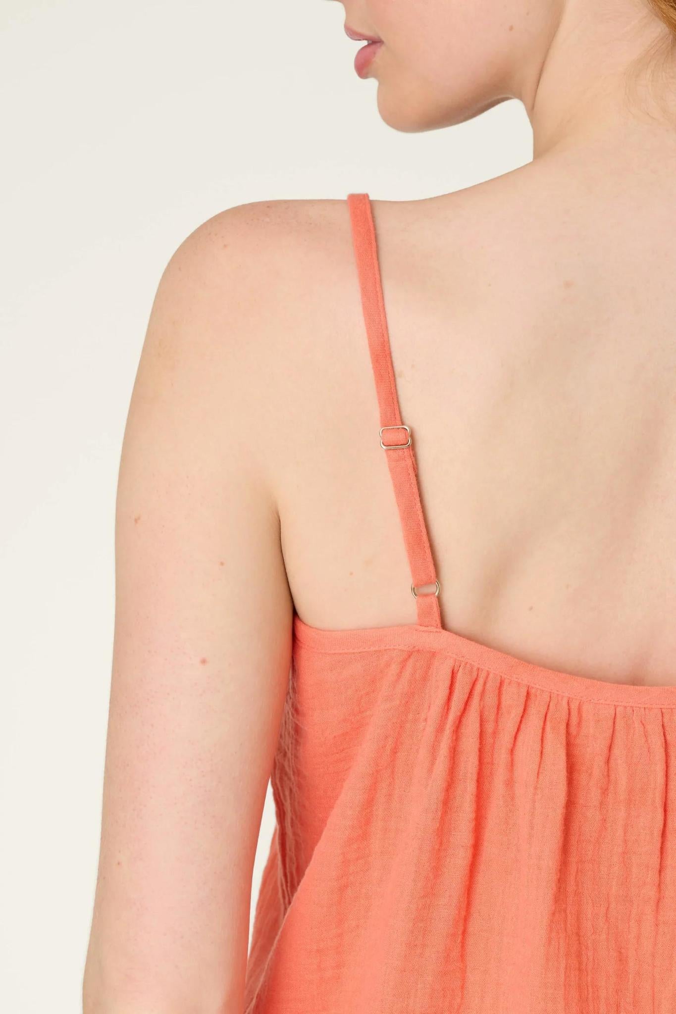 Sea You in Capri Hot Coral Cami