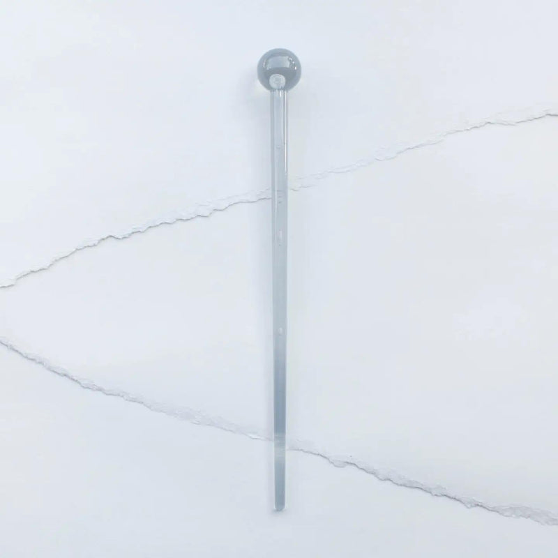 Tiepology Transparent Bubble Tip Hair Stick | Blue