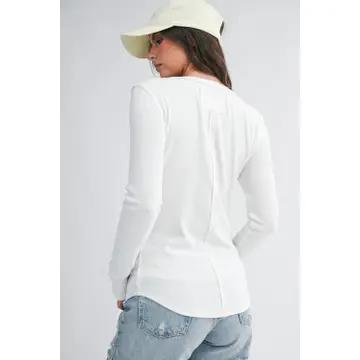 Henley Long Sleeve Top