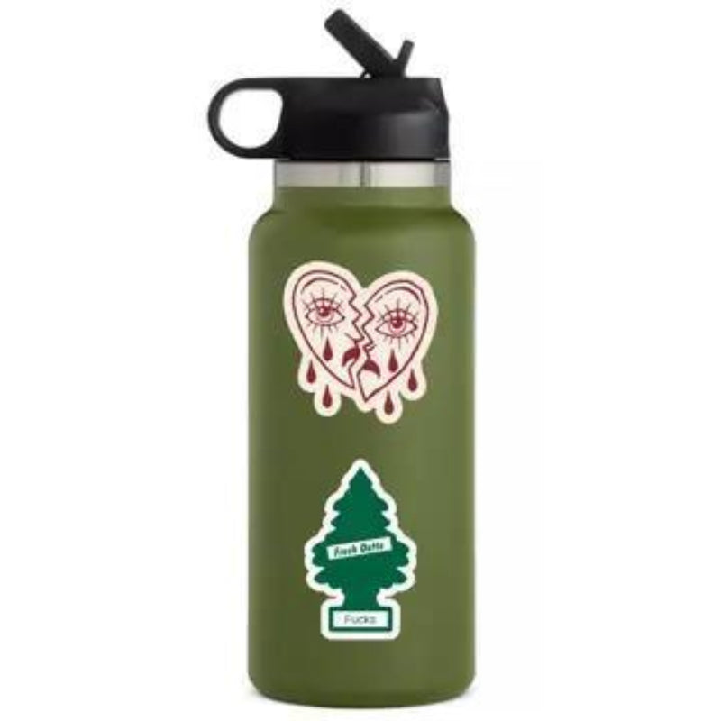 Juju and Moxie Fresh Outta Fucks Tree Funny Swear High Quality Vinyl Sticker