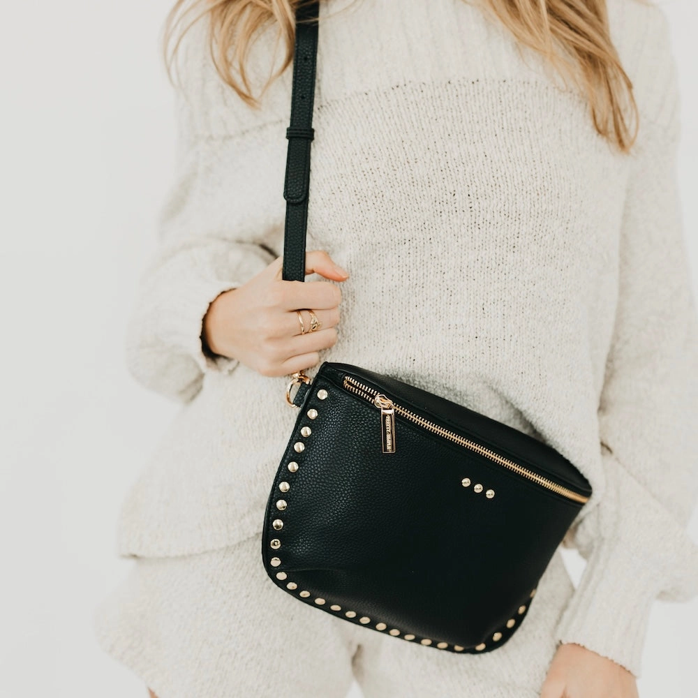 Pebble Sabrina Studded Bum Bag