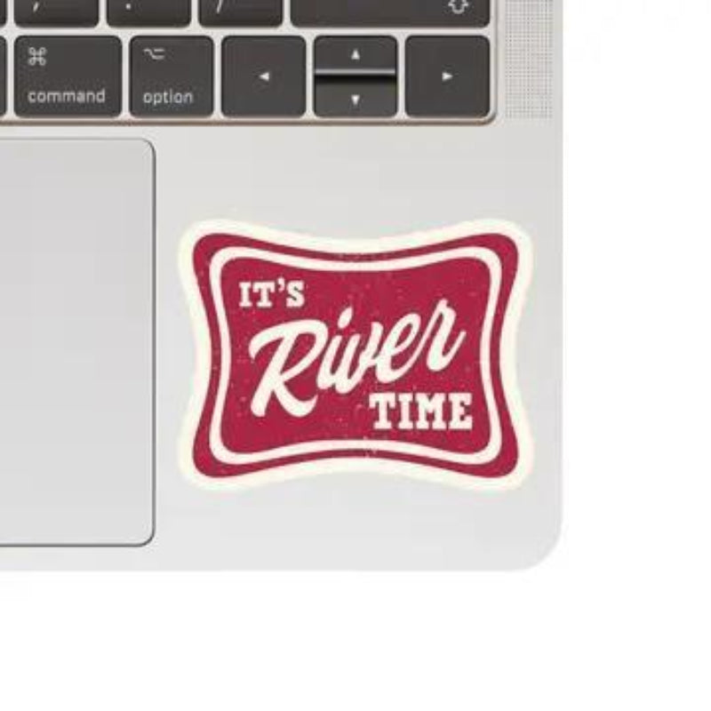 Juju and Moxie River Time Summer Boat Drink High Quality Vinyl Sticker