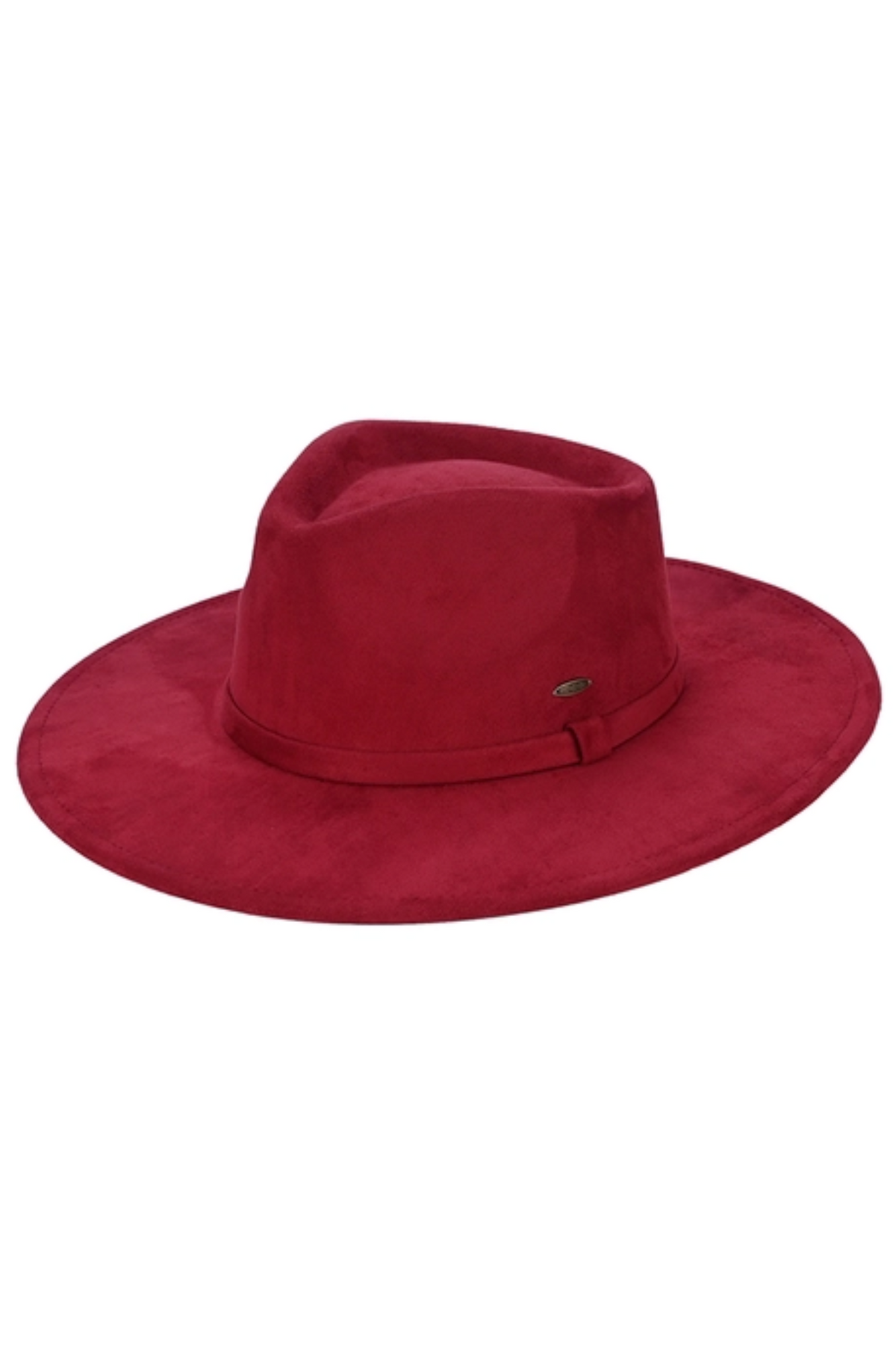 Faux Suede Rancher Hat