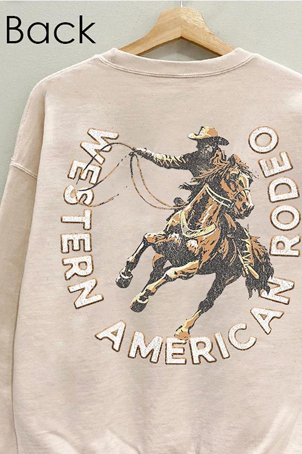 Western American Rodeo Sweatshirt