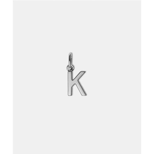Gigi Pip Letter Hat Charm - Silver