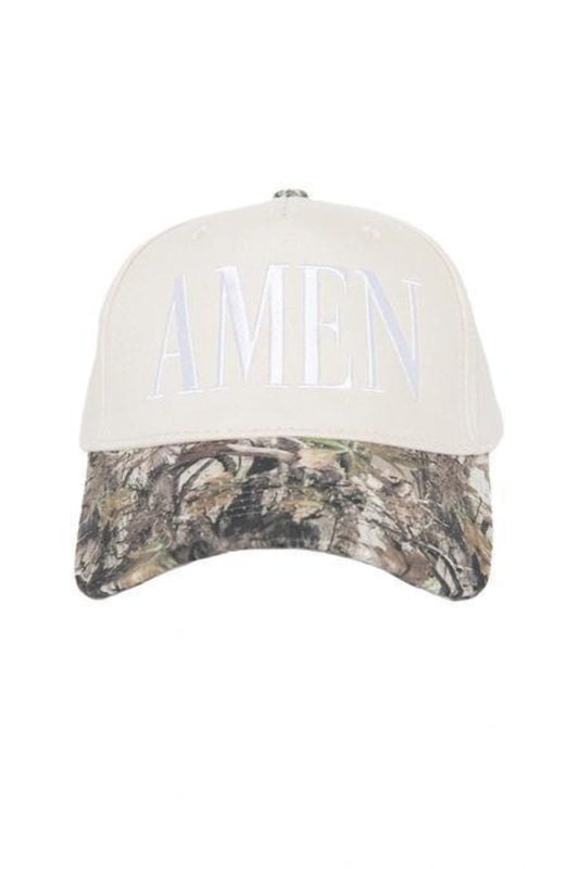 Katydid AMEN Wholesale Cap Trucker Two-Toned Camo And Tan