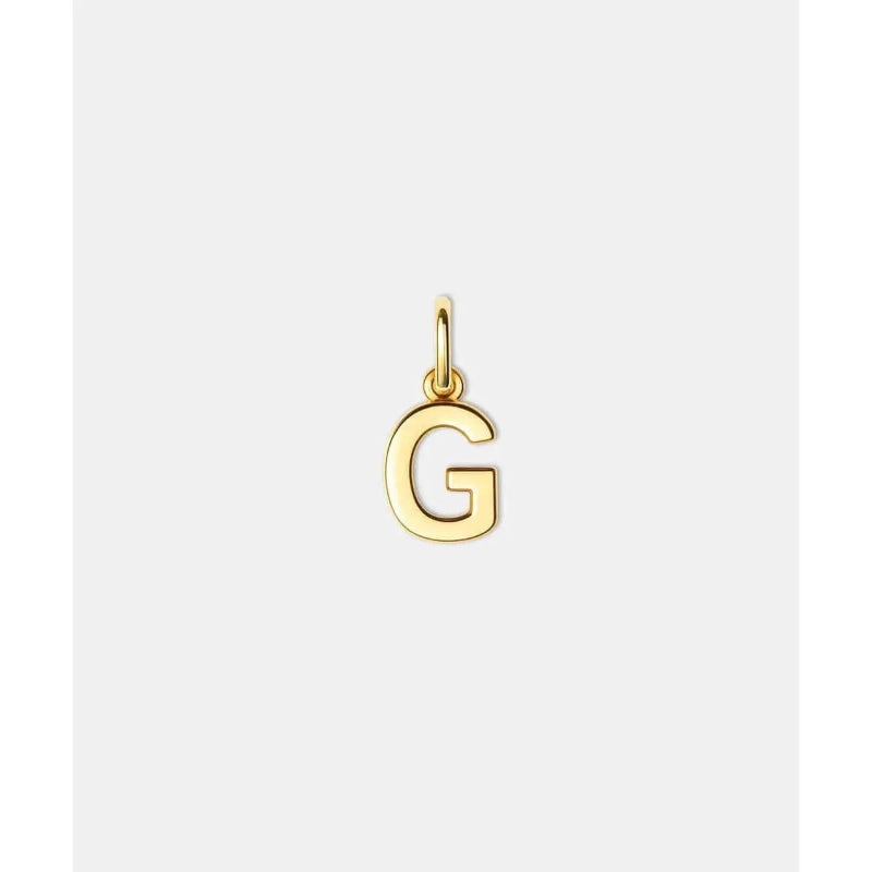 Gigi Pip Letter Hat Charm - Gold
