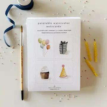 Emily Lex Celebrate Personable Watercolor Notecard Set