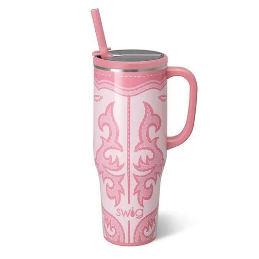 Boot Scootin' Mega Mug Pink, 40oz