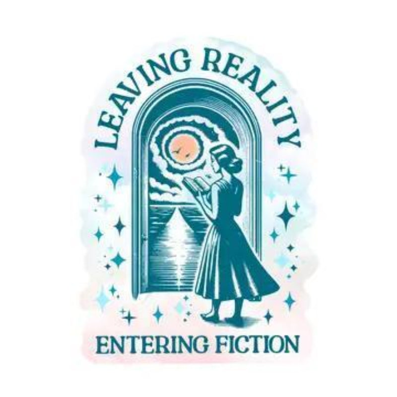 Juju and Moxie Book Lover Reading Escape Cute High Quality Vinyl Sticker
