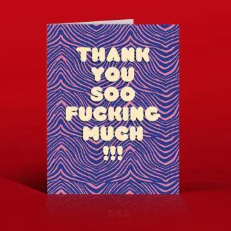 offensivedelightful ZEBRA thank you card