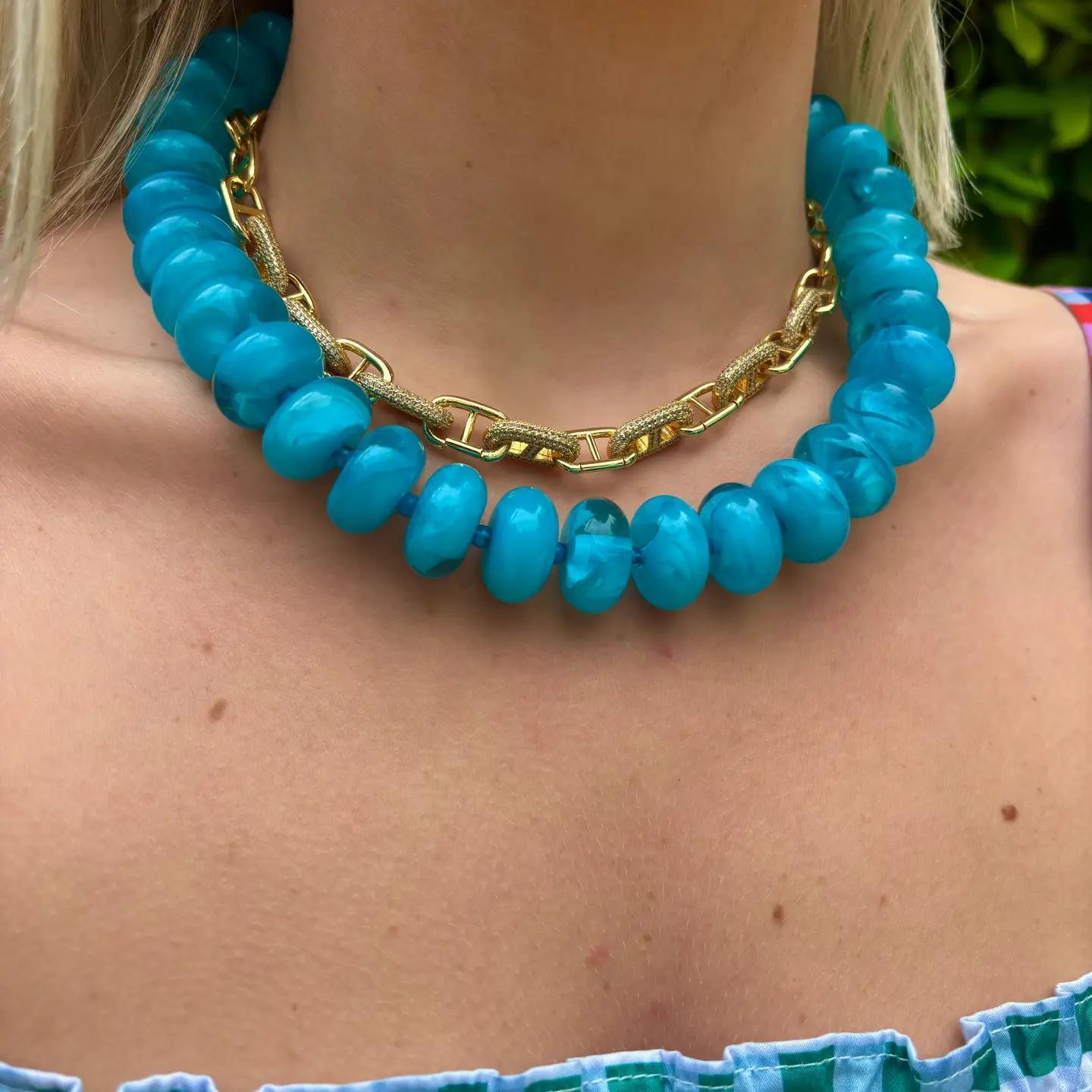 Gemelli Bailey Chunky Beaded Necklace