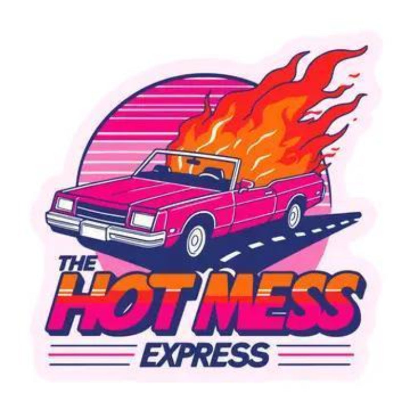 Juju and Moxie 80s Funny Bright Humor Nostalgia High Quality Vinyl Sticker