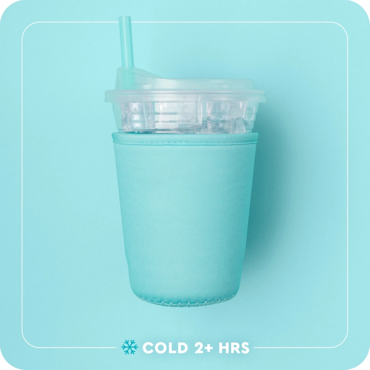 Gameday Gingham Iced Cup Coolie Crimson, Small