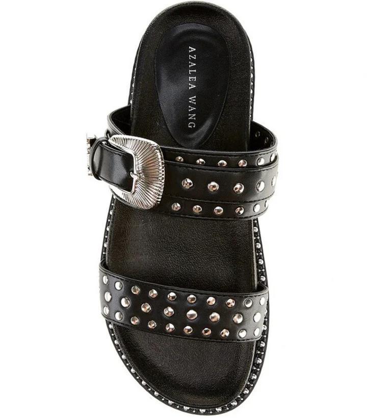 Azalea Wang Pallas Western Flat Sandal