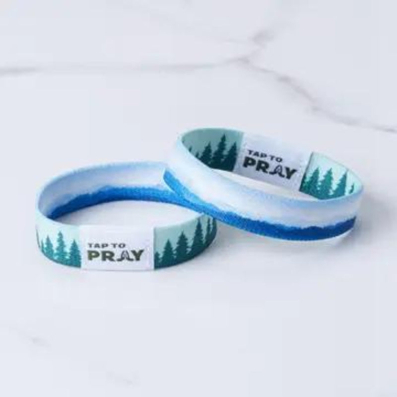 Versible Tap To Pray™ Wristbands - Mountains & Forests