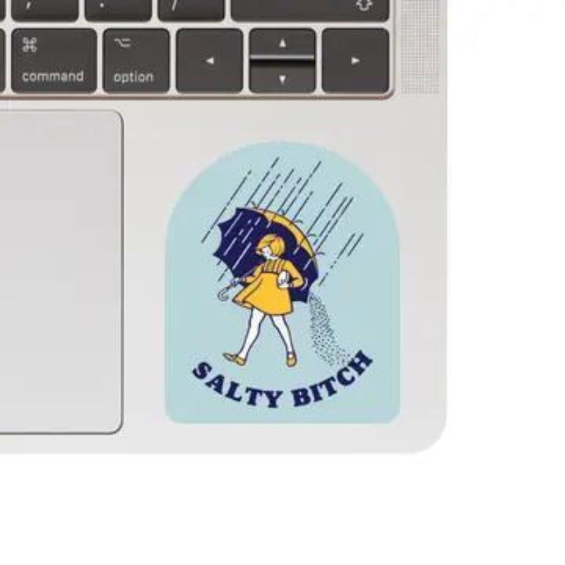 Juju and Moxie Salty Bitch Vinyl Sticker