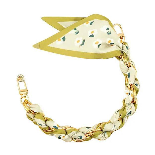 Gemelli Gold Phone Chain with Scarf