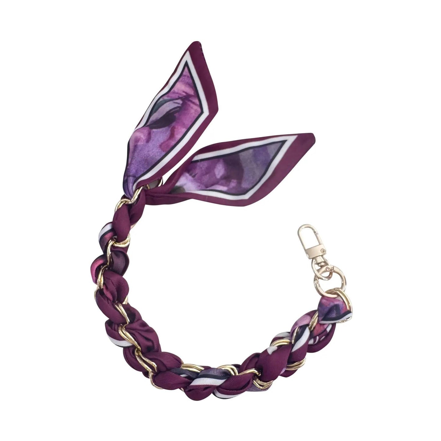 Gemelli Gold Phone Chain with Scarf