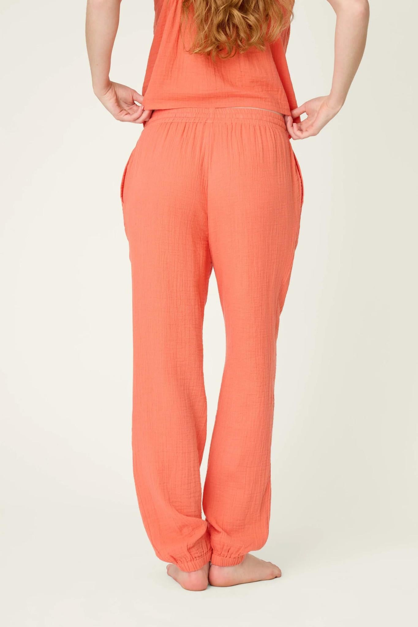 Sea You in Capri Hot Coral Pants