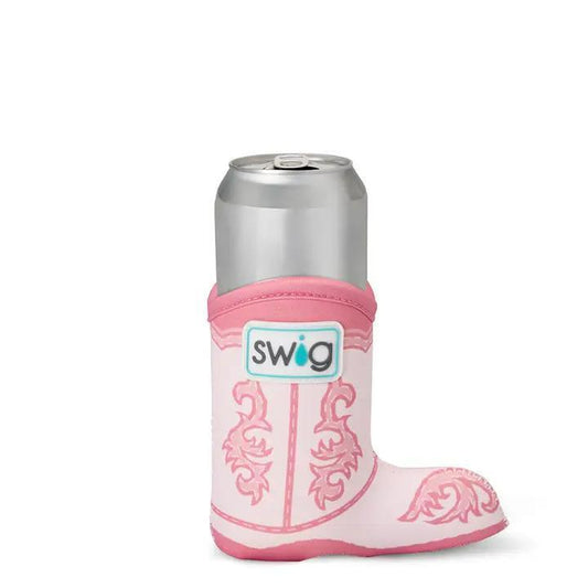 Boot Scootin' Slim Can Coolie Pink