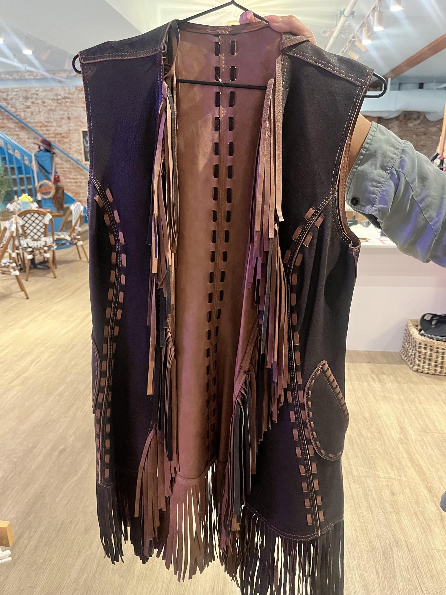 Dakota West Train Rustic Vest
