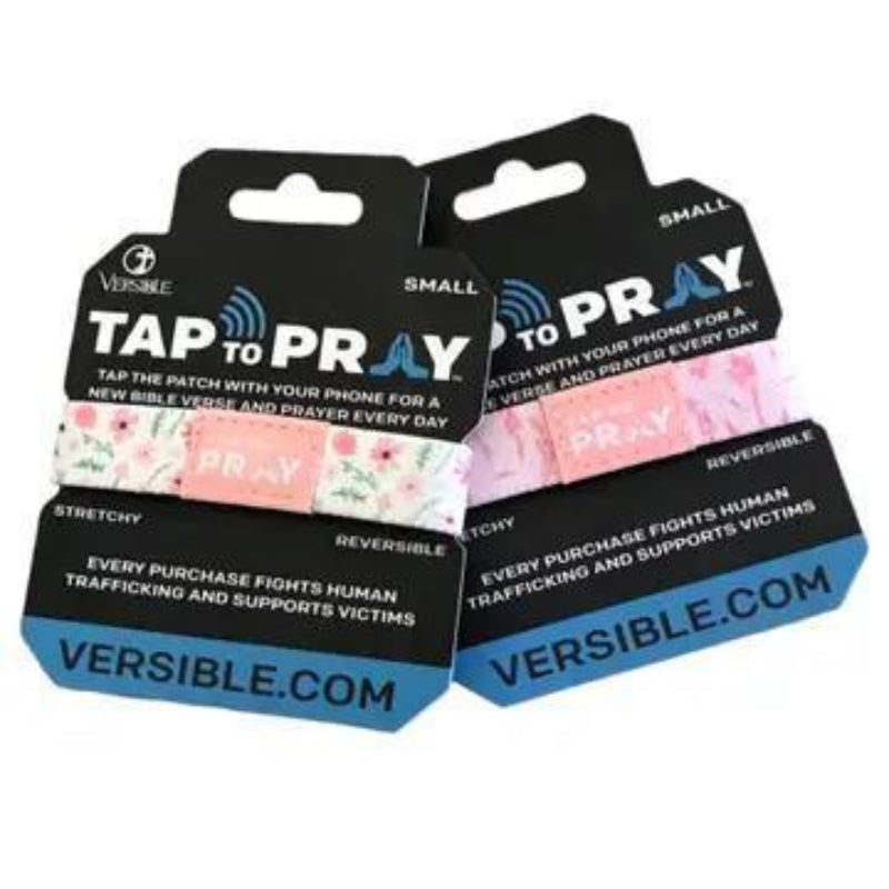 Versible Tap To Pray® Wristband – Meadows - White