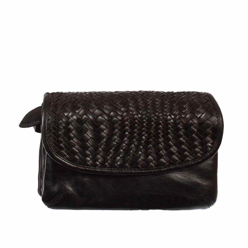Scully Woven Leather Handbag
