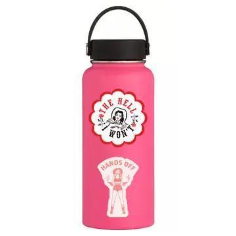 Juju and Moxie The Hell I Won't Cowgirl Vinyl Sticker