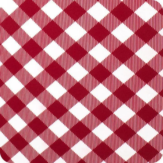 Gameday Gingham Iced Cup Coolie Crimson, Small
