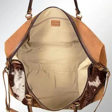 American Darling Duffel Bag – Hair-On Genuine Western Leather